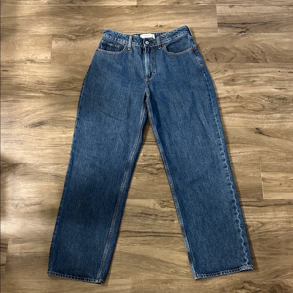 Abercrombie & Fitch Curve Love High Rise Loose Jeans